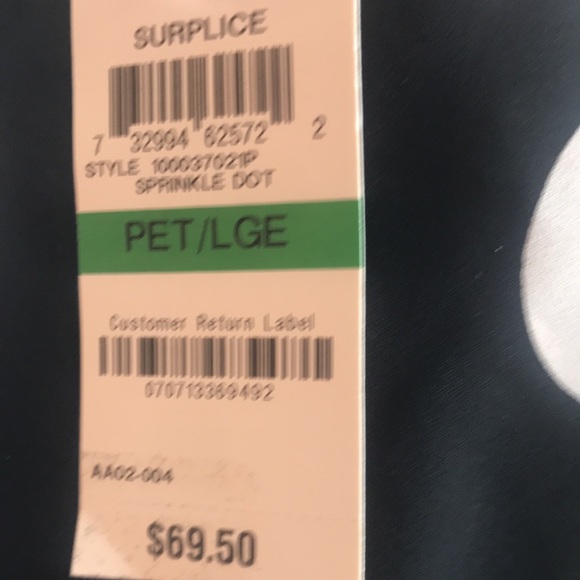 INC Petite Embroidered Dot Surplice Top, - Picture 12 of 12